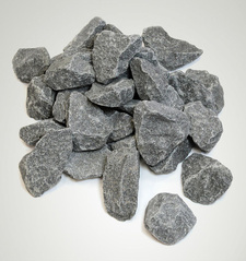 Камень для бани Габбро-Диабаз колотый (МЕЛКИЙ) 20 кг.