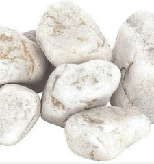 Камень для бани Белый кварцит обвал. 20 кг