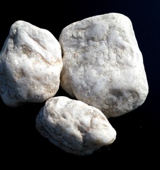 Камень для бани Кварц бело - молочный 20 кг