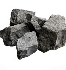 Камень для бани Габбро-Диабаз МЕШОК 20 кг.