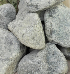 Камень для бани Габбро-Диабаз огалтов. 20 кг.