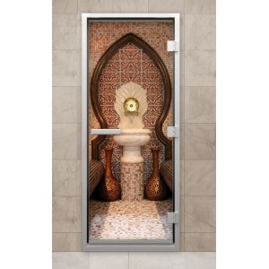Дверь стеклянная фотопечать ф213 200х70 П